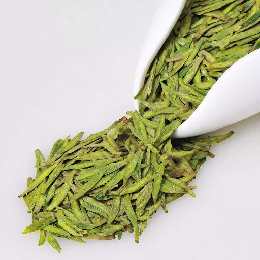Longjing Dragon Well premium Chinese green tea
